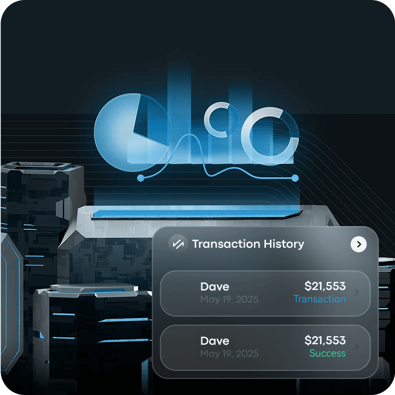 Saxai mobile mining account control illustration